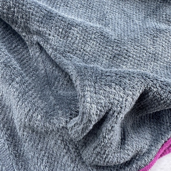 Patagonia Pullover Sweater Womens Small Gray Purple Polartec Fleece Thermal Pro - Picture 5 of 7